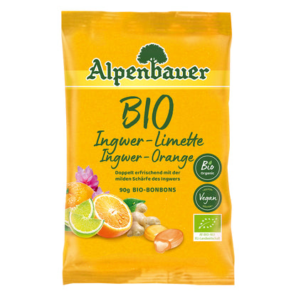 BIO-INGWER &amp; LIME &amp; ORANGE - SÜSS GEFÜLLT 90 g