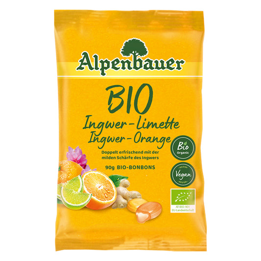 ORGANIC GINGER & LIME & ORANGE - FILLED SWEET 90 g