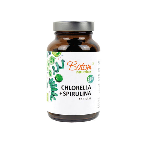 ORGANIC CHLORELLA + SPIRULINA / 250mg + 250mg / 240 pcs