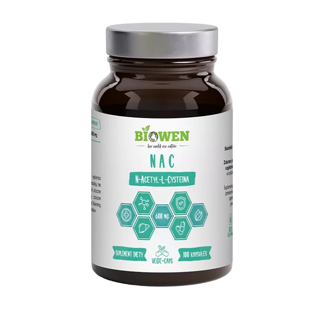 NAC (N-acetyl-L-cysteine) (600 mg) 100 VEGETABLE CAPSULES