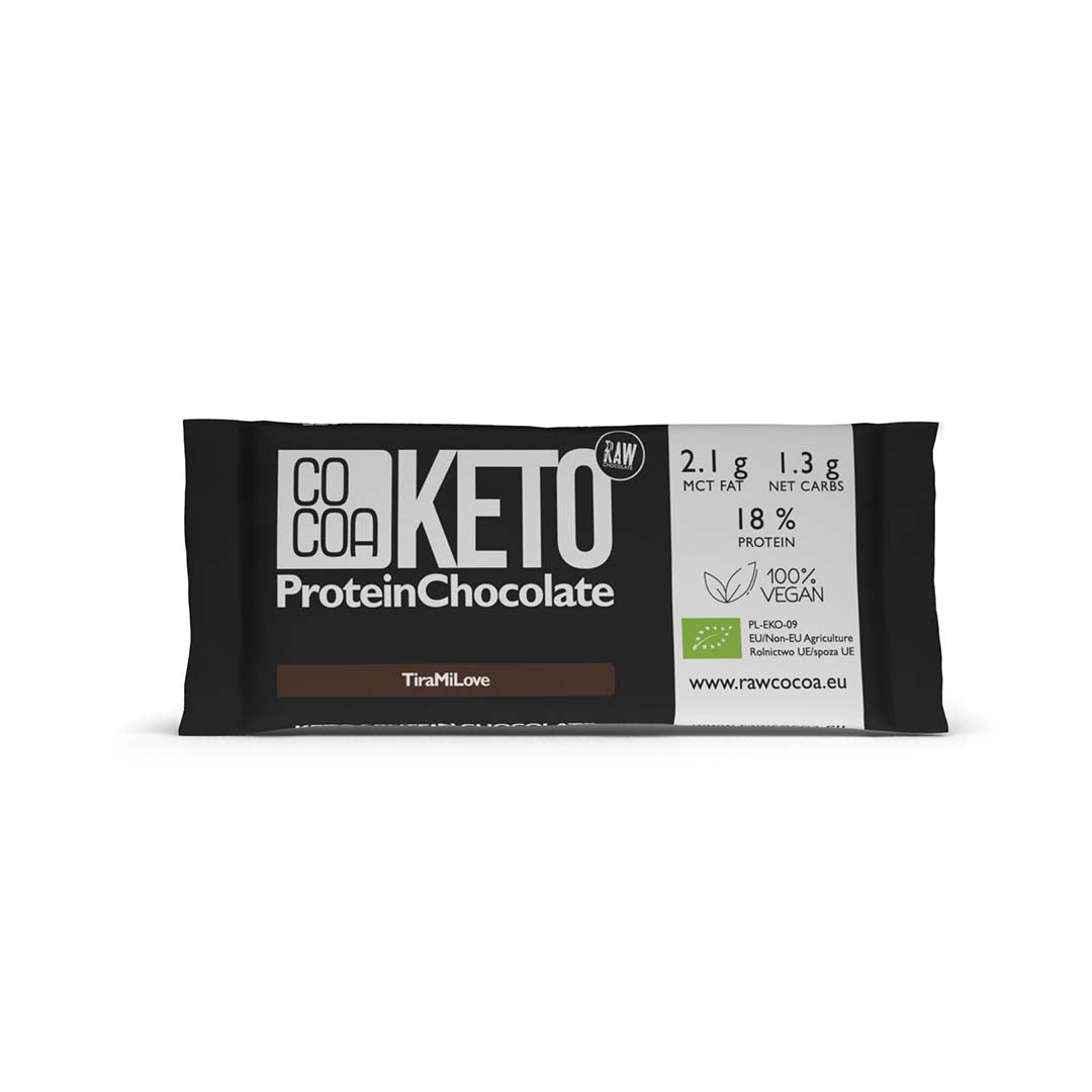 ORGANIC KETO PROTEIN CHOCOLATE - TIRAMISU 40 g