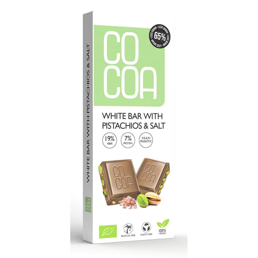 Organic chocolate Pistachio & Himalayan salt 40 g 