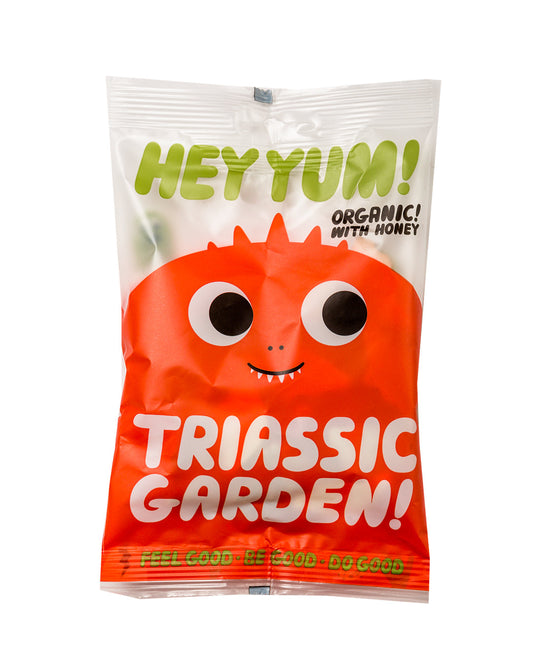 Hey Yum soft organic sweets TRIASSIC GARDEN 100g Gluten-free