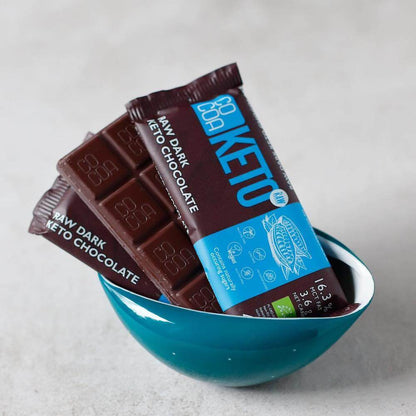 ORGANIC DARK KETO CHOCOLATE WITH MCT OIL 40 g