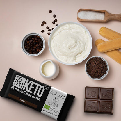 ORGANIC KETO PROTEIN CHOCOLATE - TIRAMISU 40 g