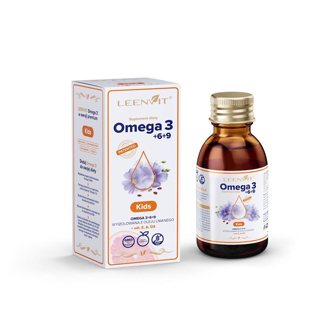 PELLAVANSIEMENÖLJY - OMEGA 3 + 6 + 9 - LAPSILLE - 125 ml