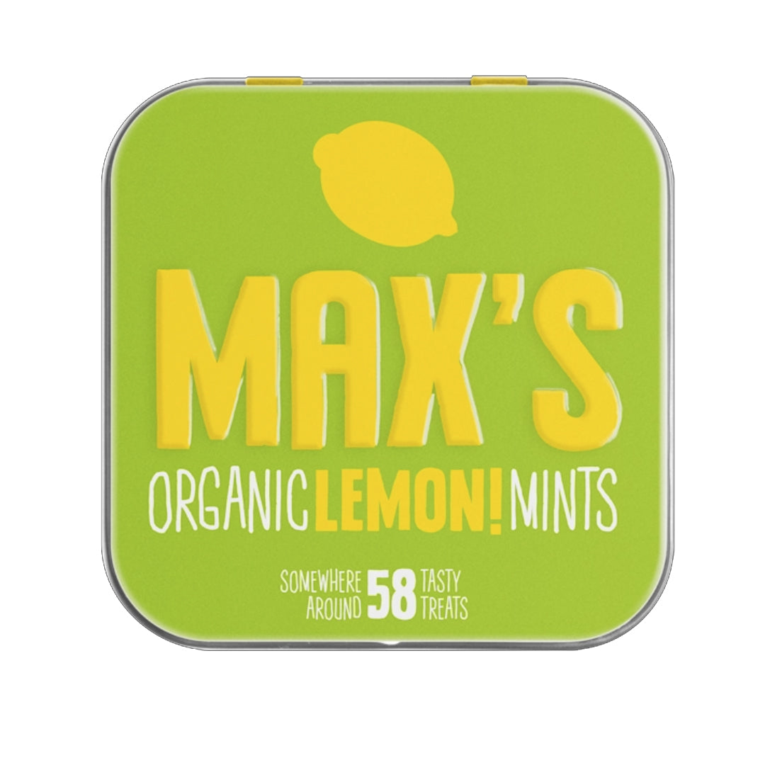 Organic lozenges - Lemon &amp; Mint 35g Vegan, Lactose-free, Gluten-free