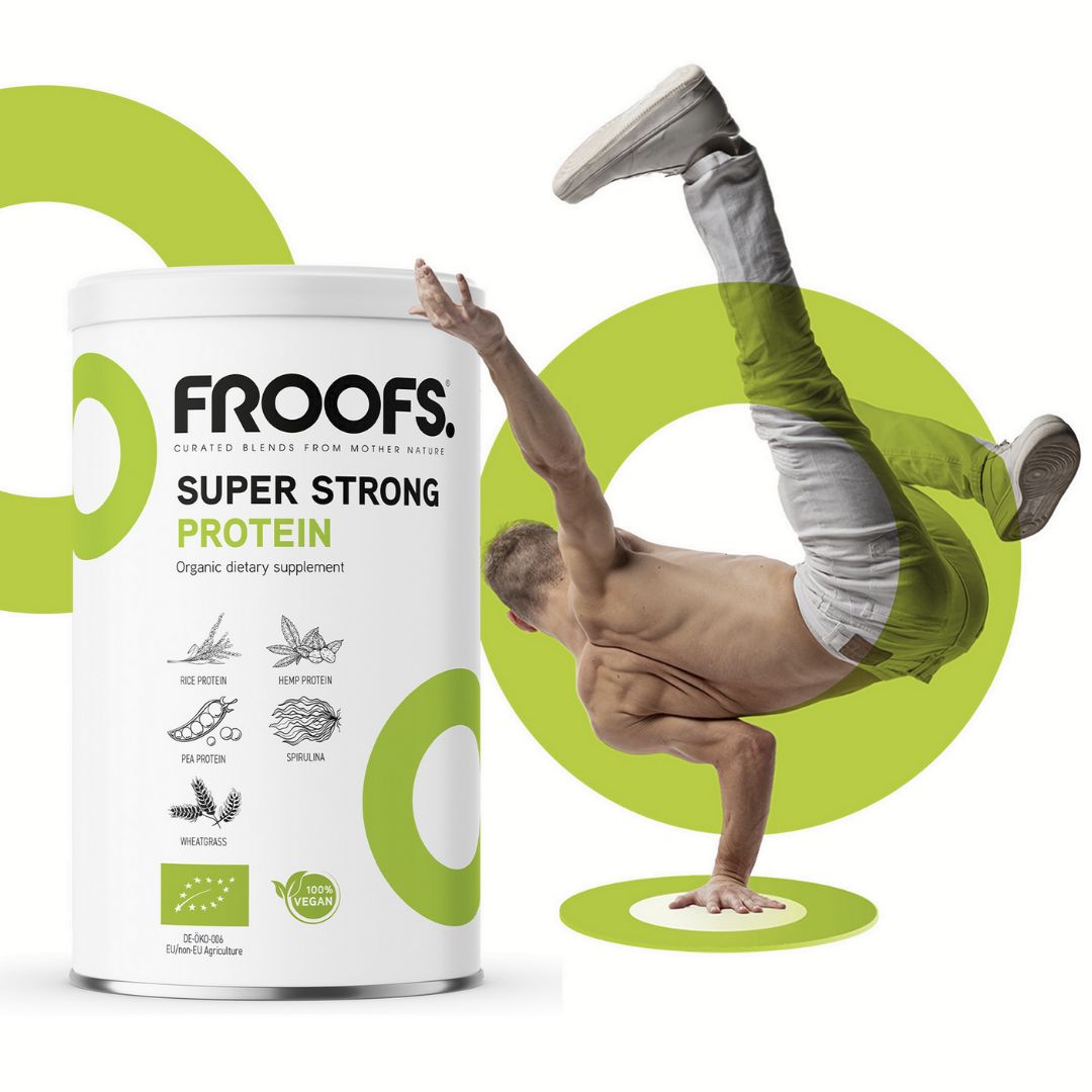 ORGANIC SUPER STRONG PROTEIN POWDER 400 g