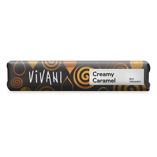 Organic milk chocolate bar Creamy Caramel 40g