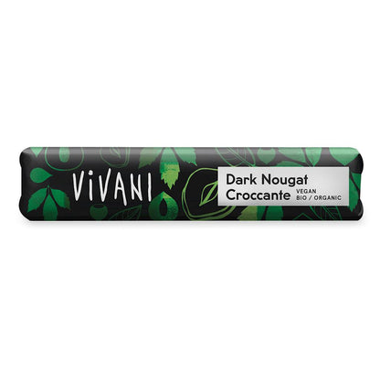 Organic dark Nougat &amp; Krokantti 35g Vegan