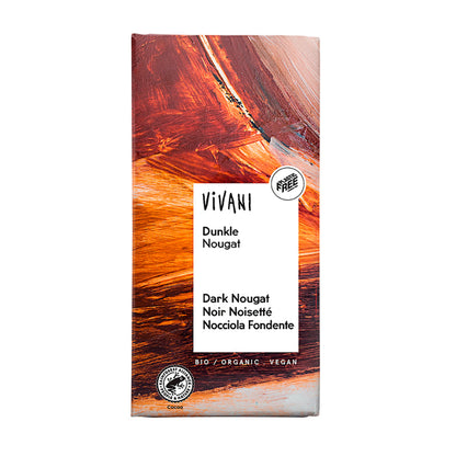 Organic chocolate 36% Dark Nougat 100 g Vegan